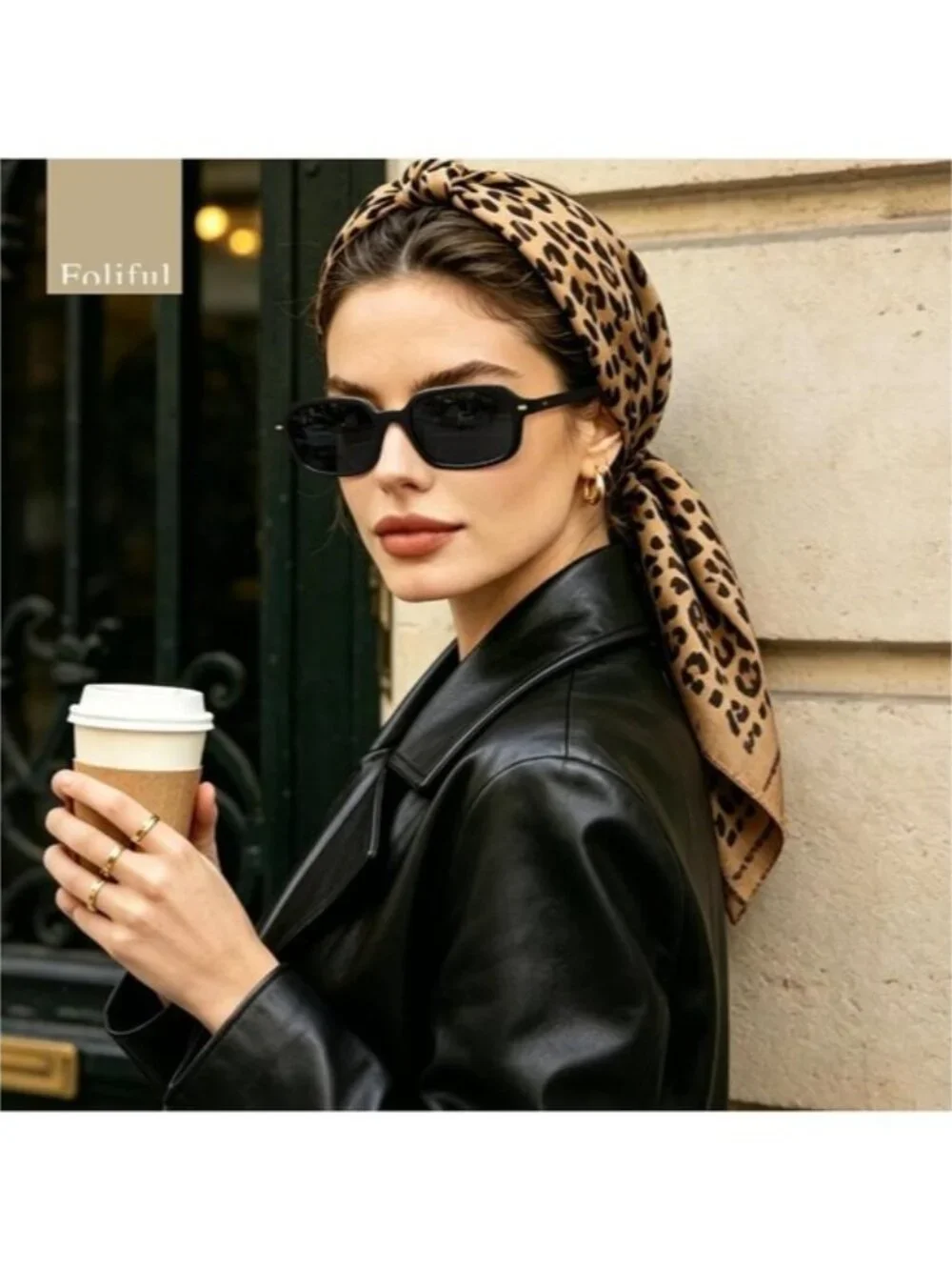 Polarized Rectangle Sunglasses Vintage Small Square Retro Frame UV400 Protection